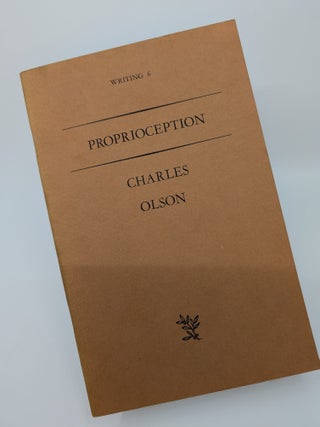 Item #29 Proprioception. Charles Olson
